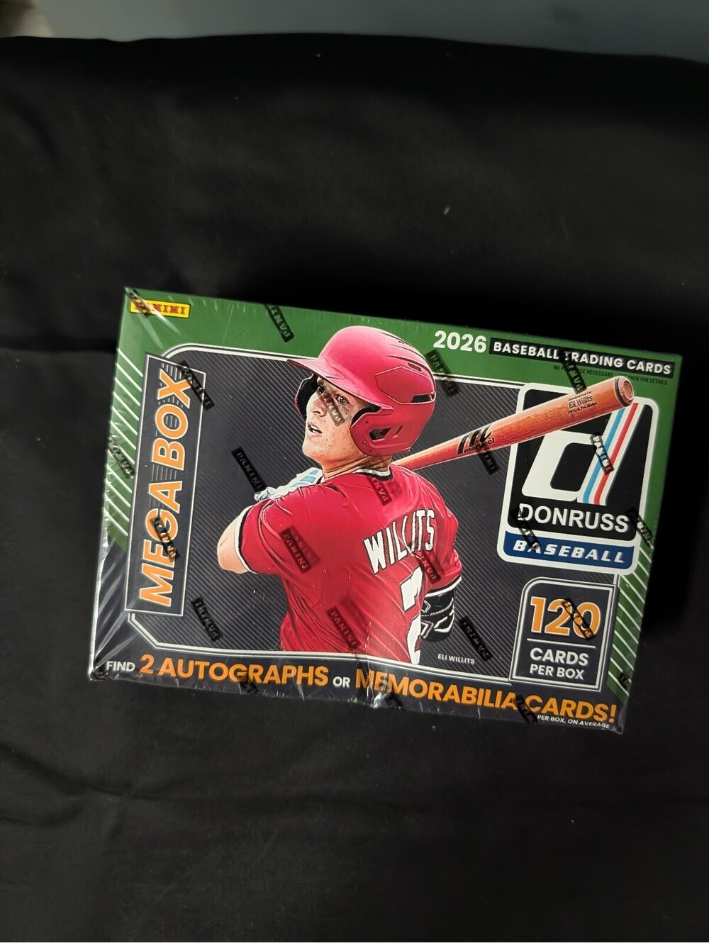 2026 Donruss Baseball Mega Box Trading Cards - 120 Cards with Autographs & Memor